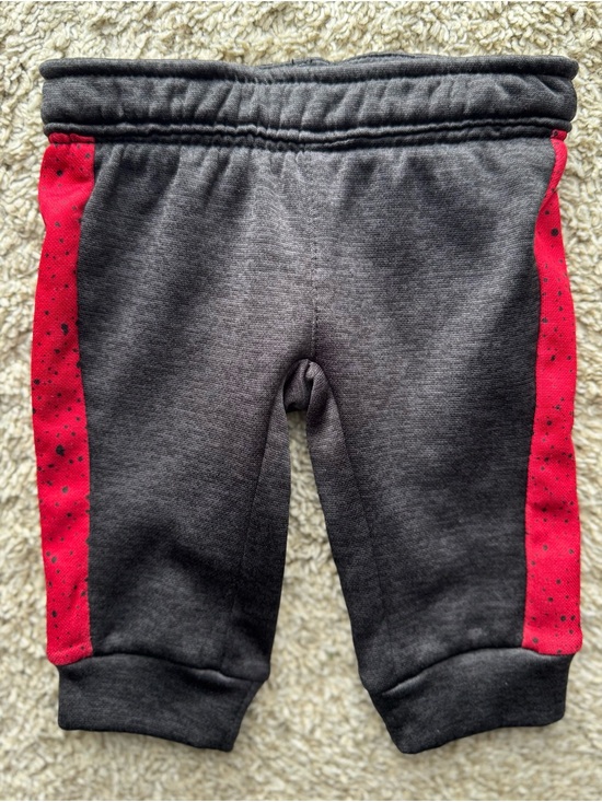 Other - Baby Jogger Sweatpants 0-3M Dark Gray Red-Speckled Stripe Athletic